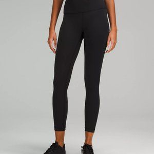 Size 0 Wunder train 25" Lululemon black leggings